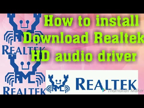 install realtek audio driver windows 7